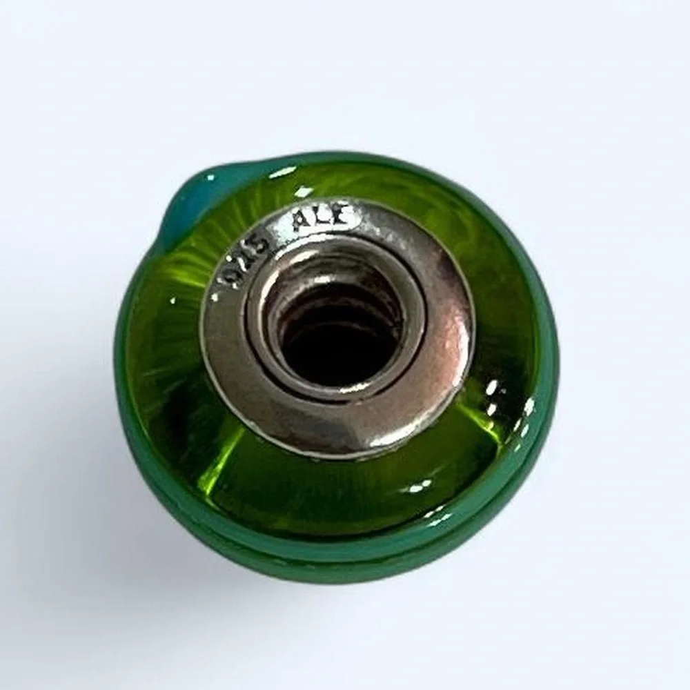 Pandora Murano Glass Green and Blue Charm - Picture 4 of 9